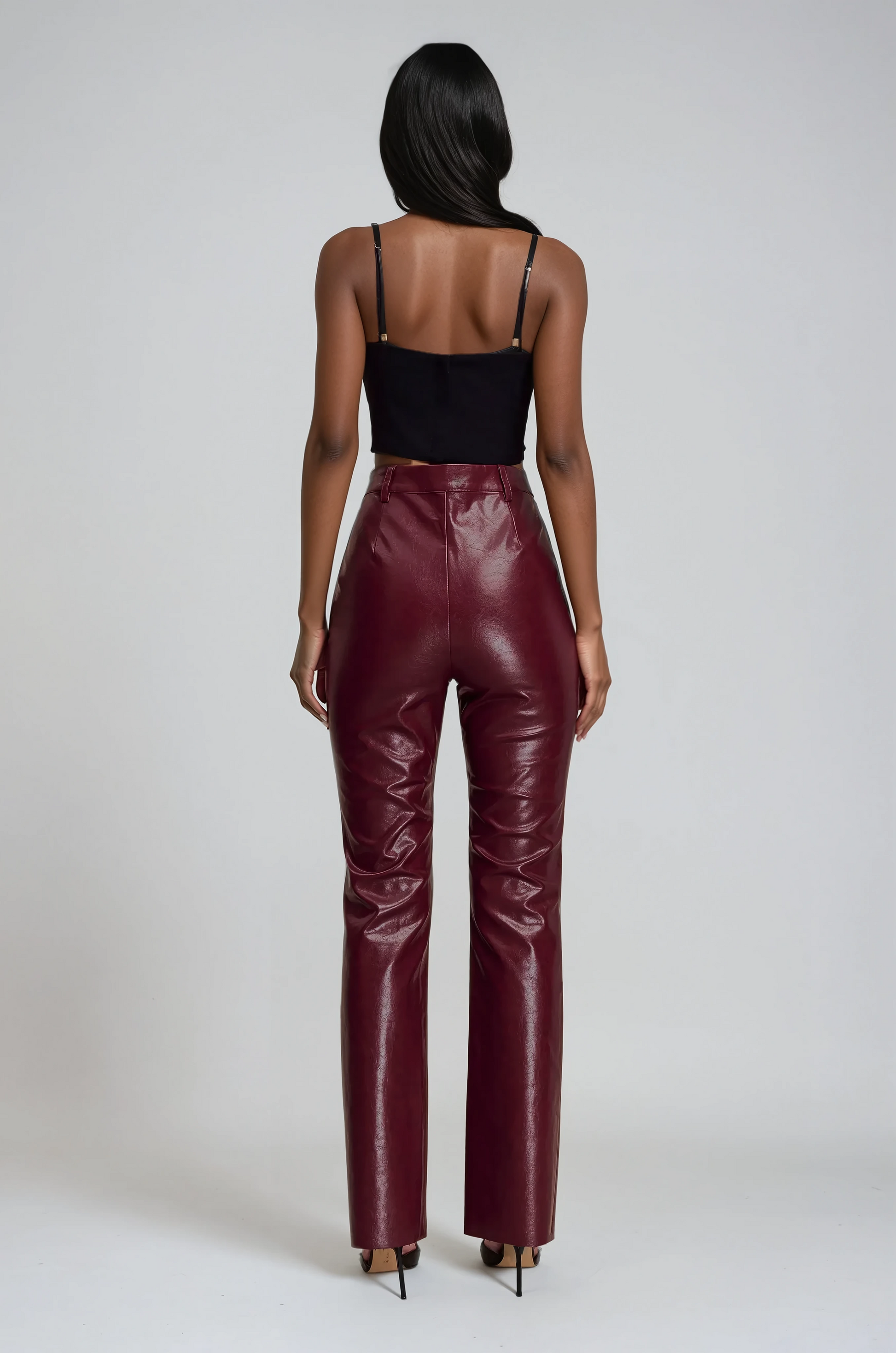 Sienna Straight Leg Faux Leather Pants