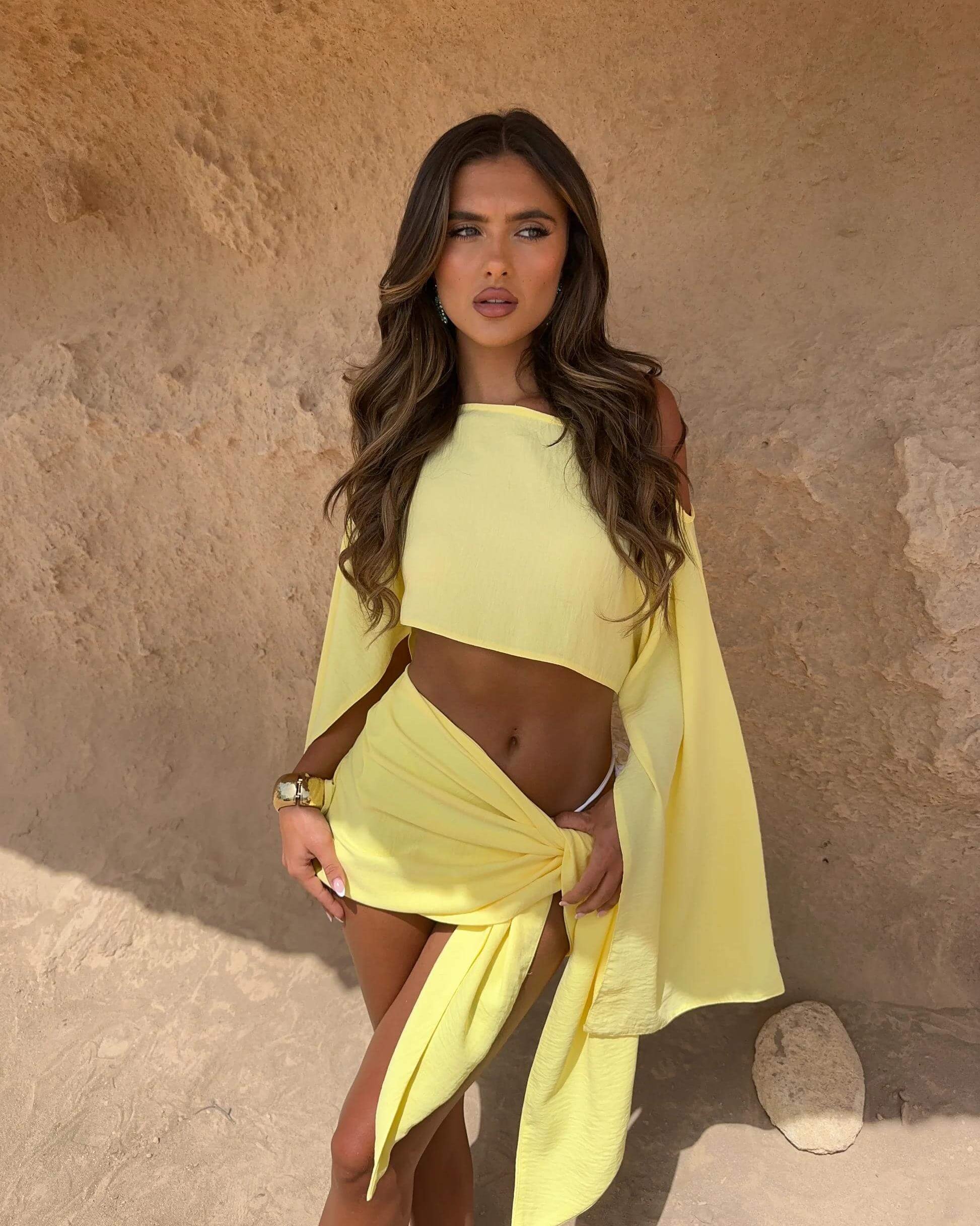 Cleo Linen Sarong Set