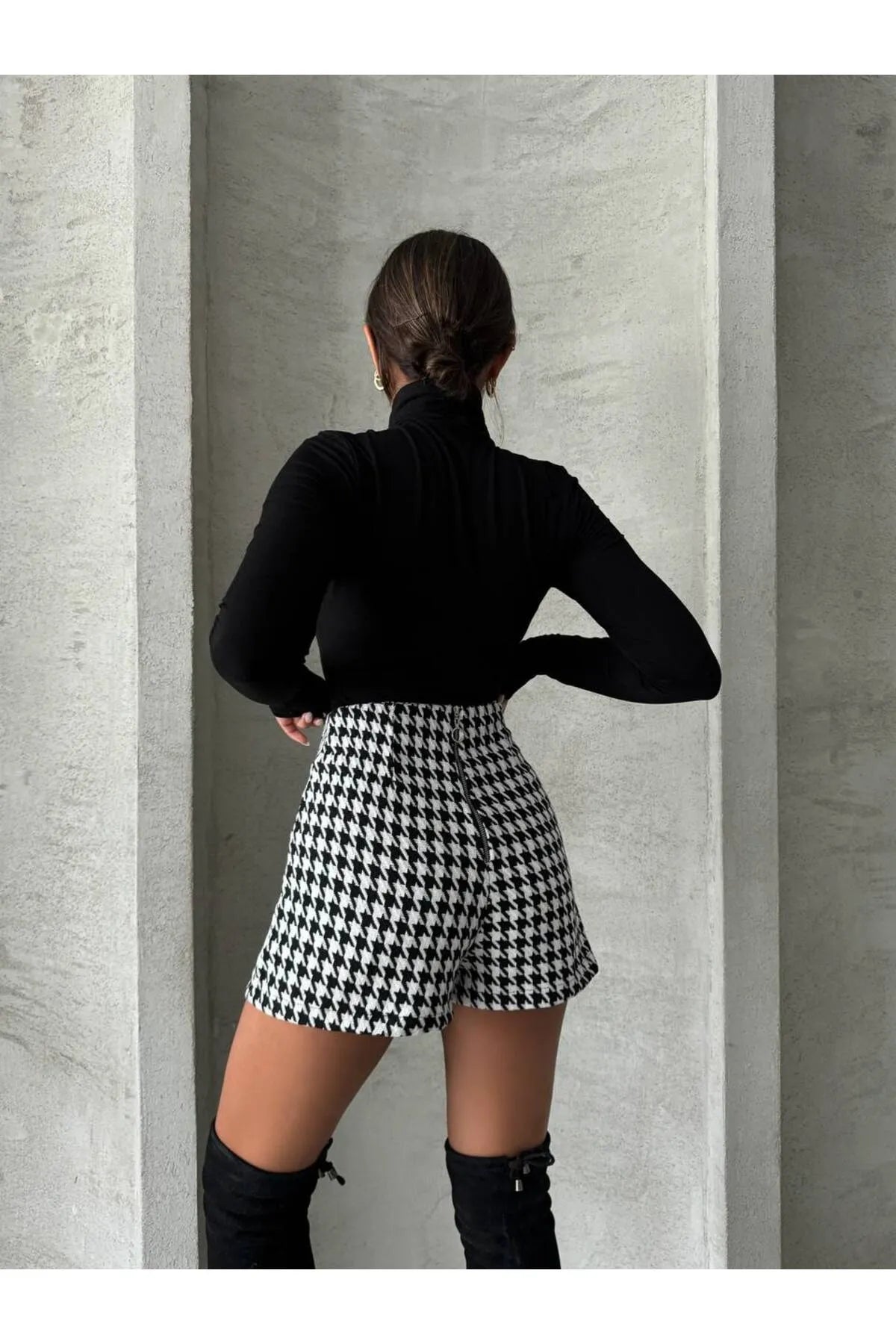 Parisian Check Mini Skirt