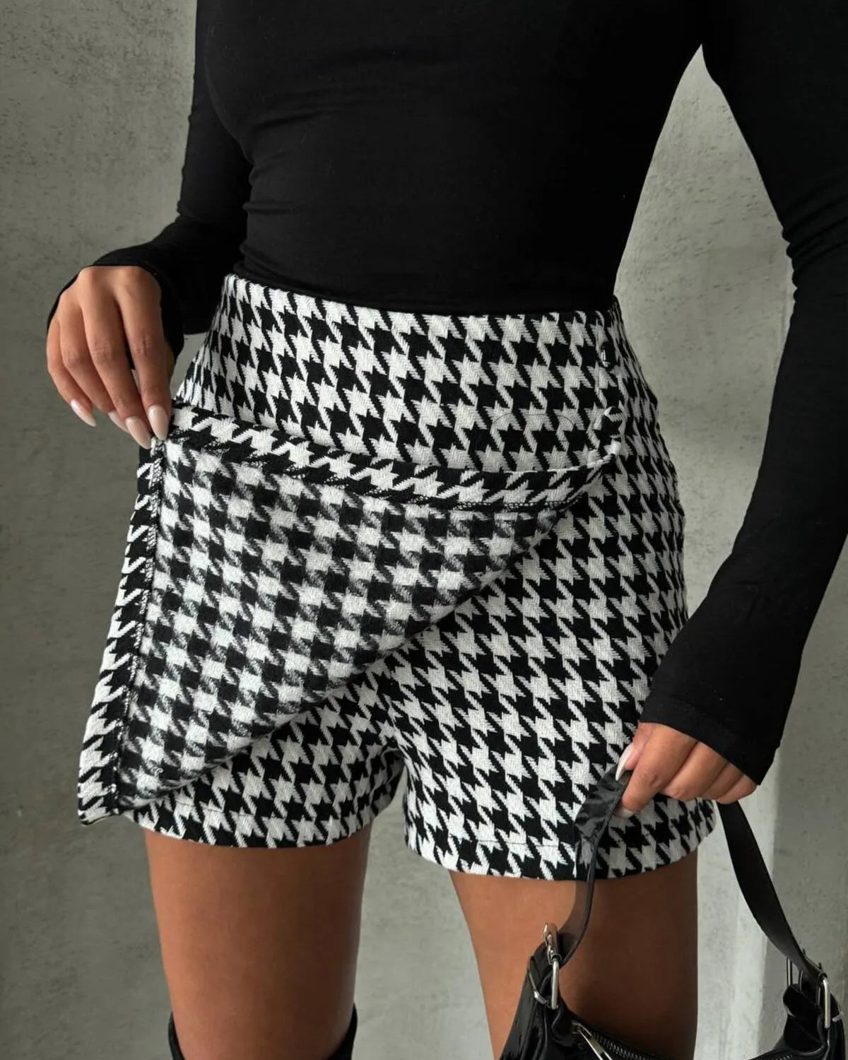 Parisian Check Mini Skirt