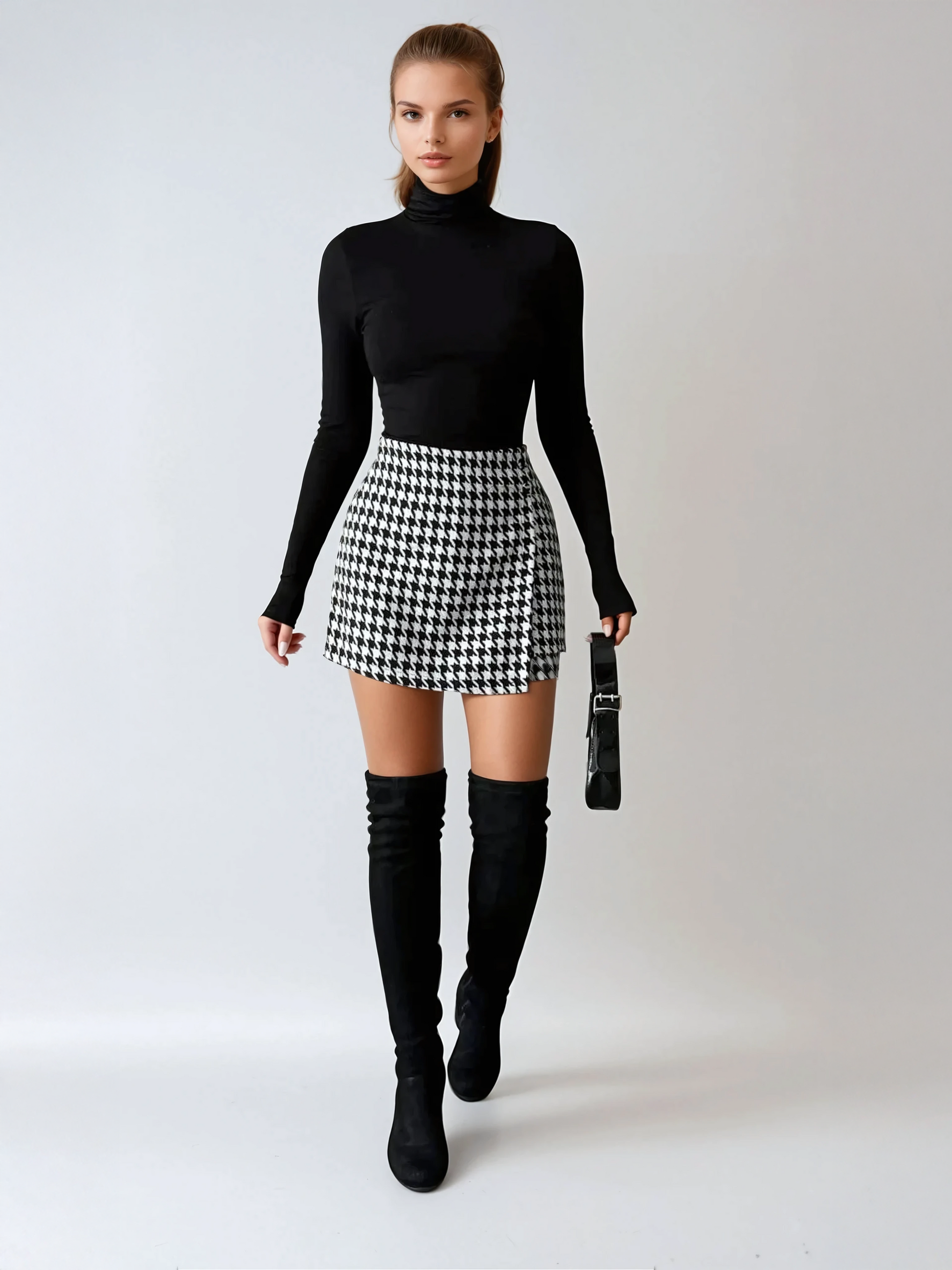 Parisian Check Mini Skirt