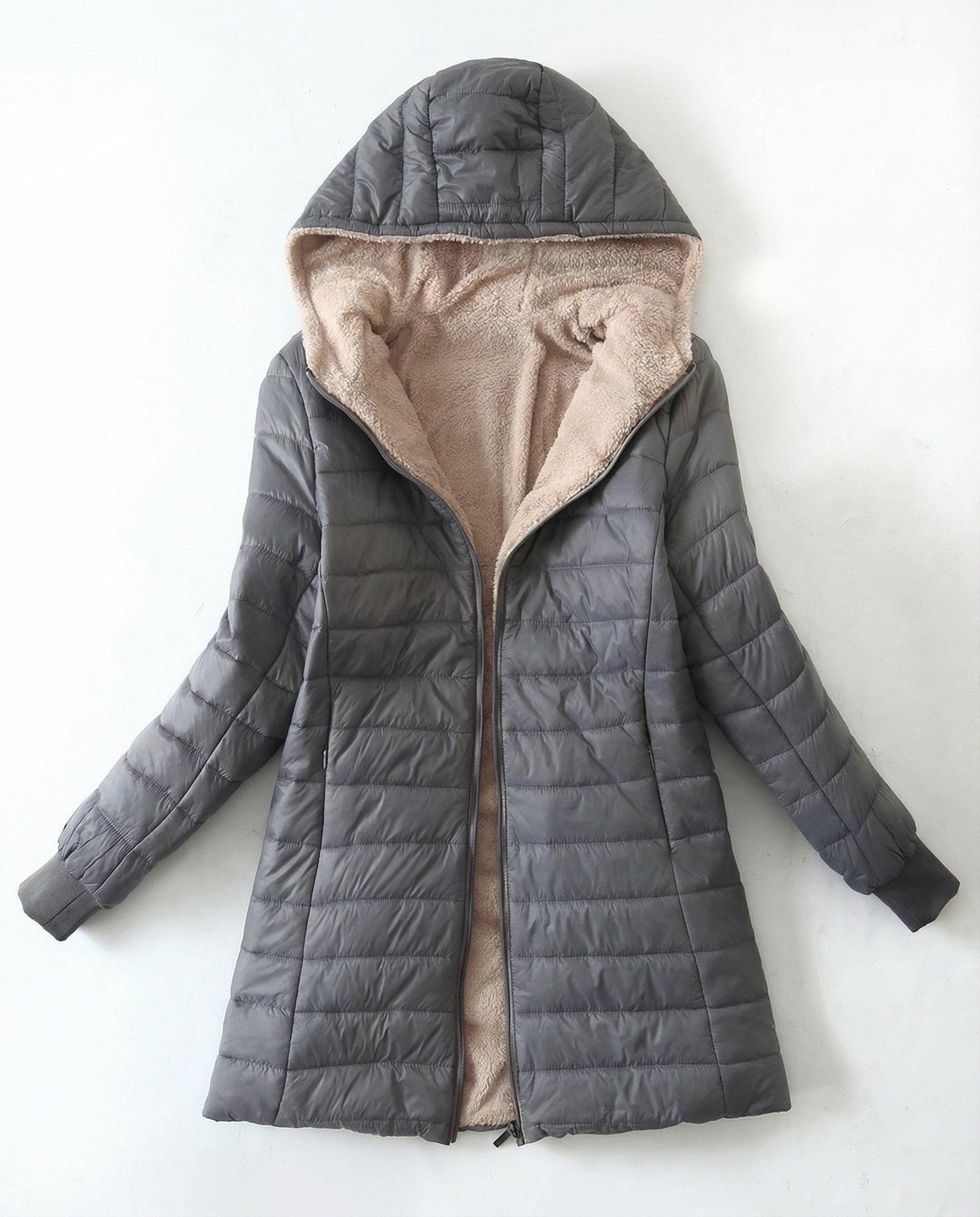 CozyCore Longline Puffer Coat