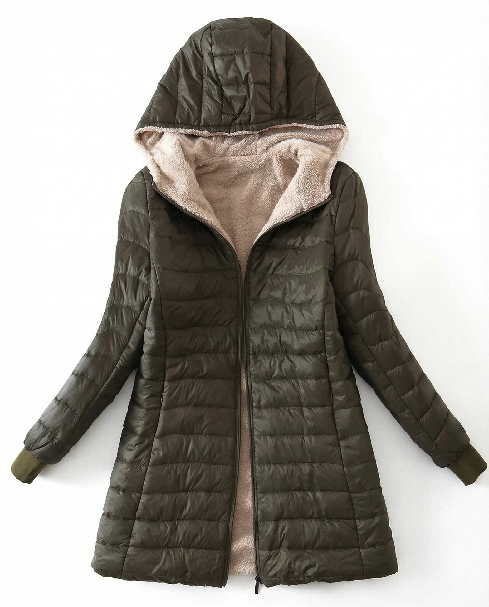 CozyCore Longline Puffer Coat