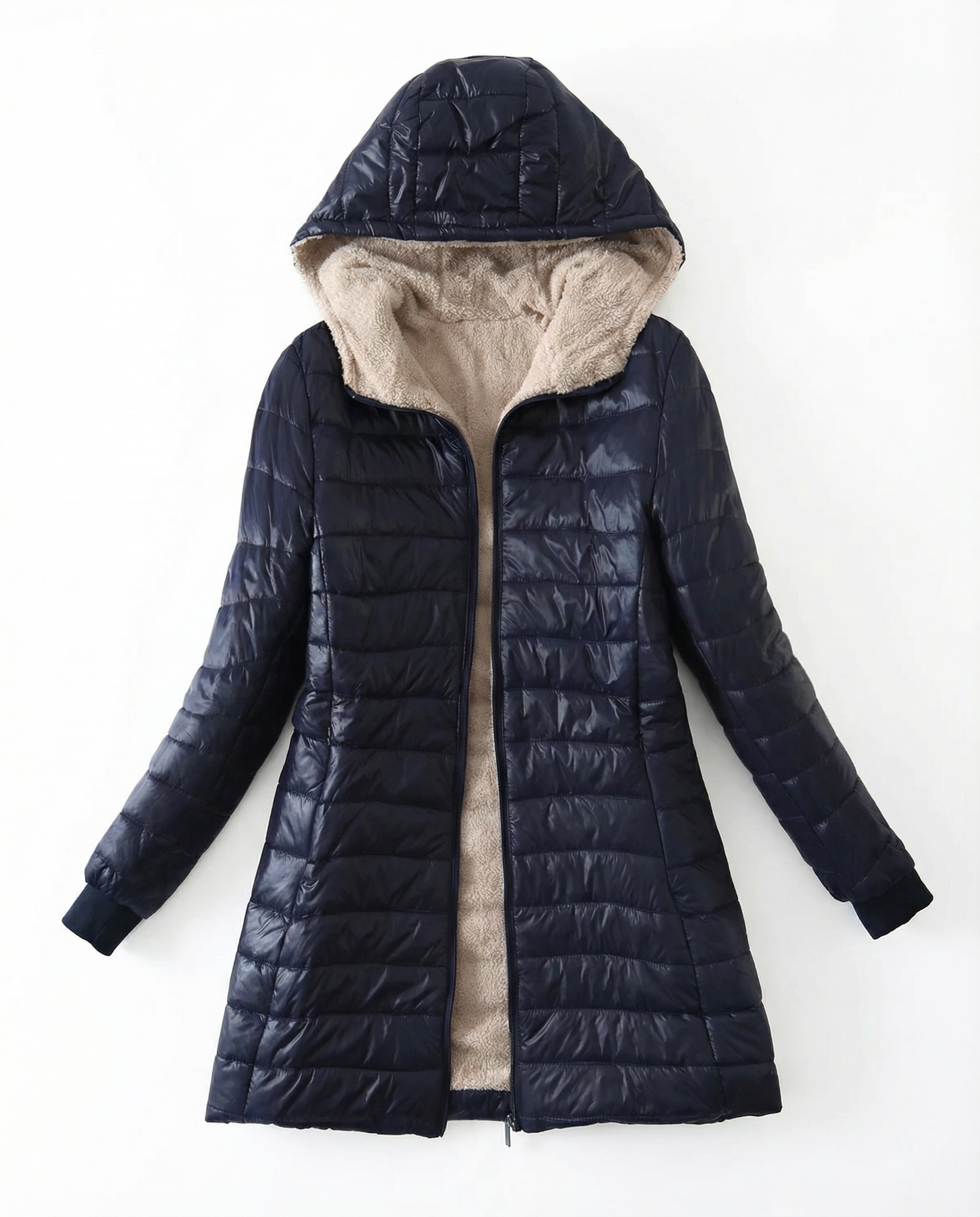 CozyCore Longline Puffer Coat