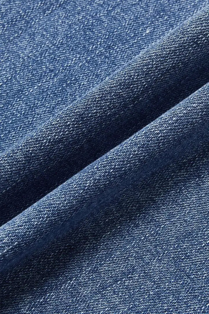Sarah Wide Leg Mid Rise Jeans