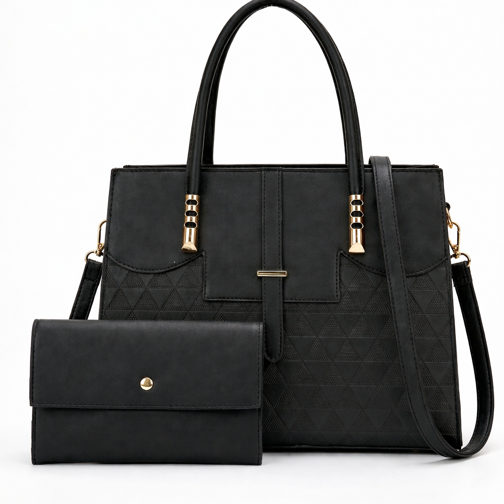 Élan Geometry Handbag Set