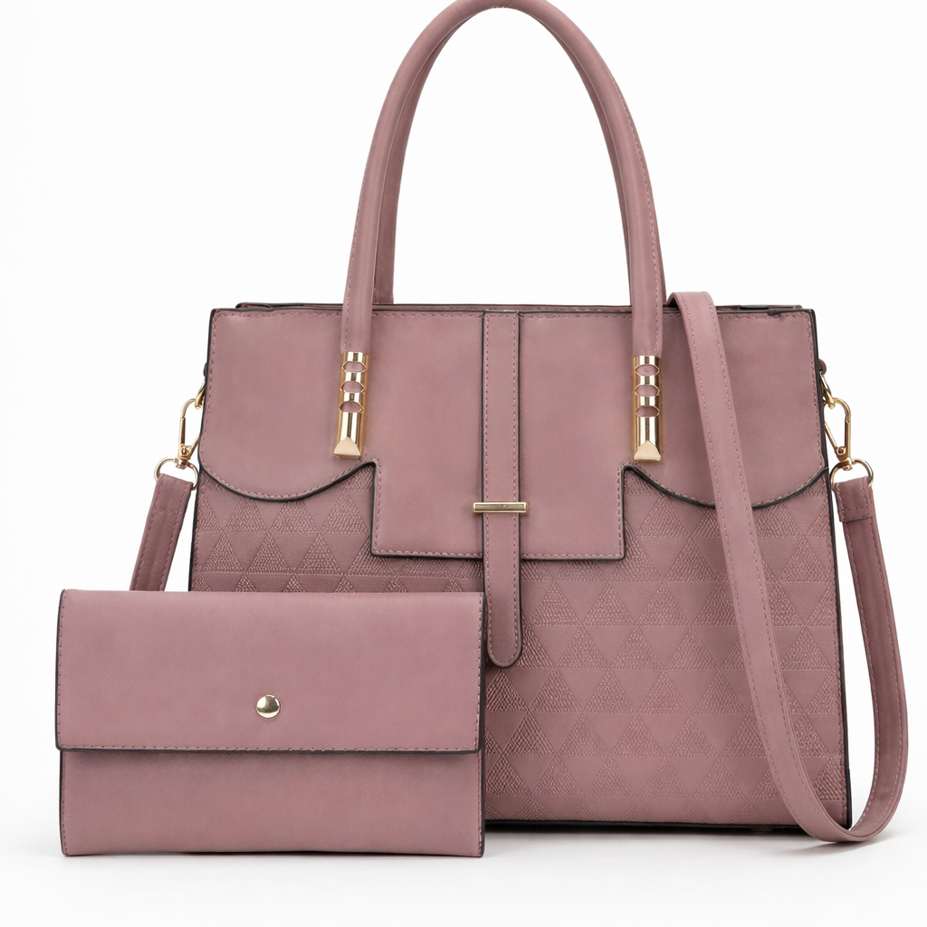Élan Geometry Handbag Set