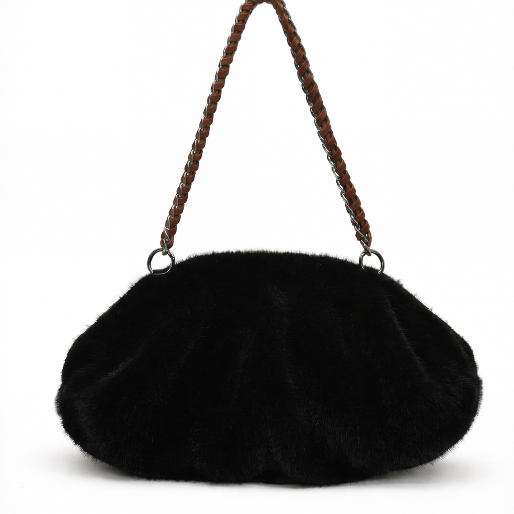 Velvet Cloud Dumpling Bag