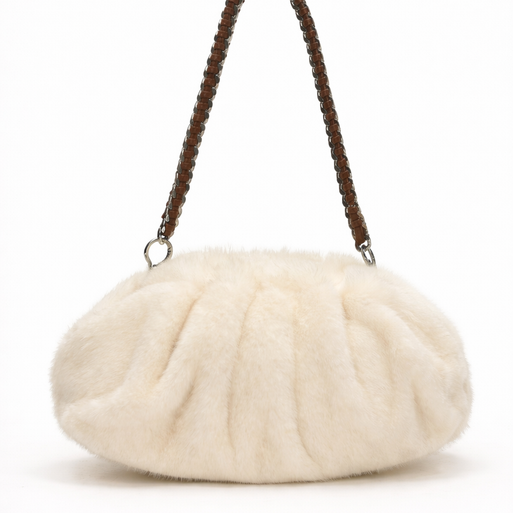 Velvet Cloud Dumpling Bag