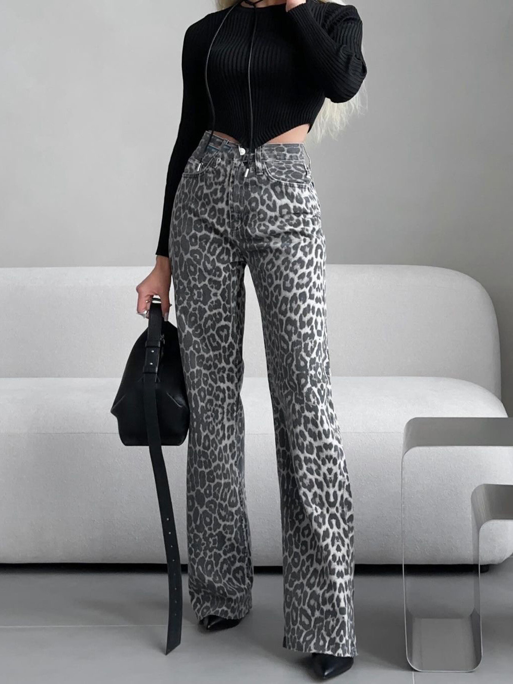 Fierce Mode Leopard Jeans
