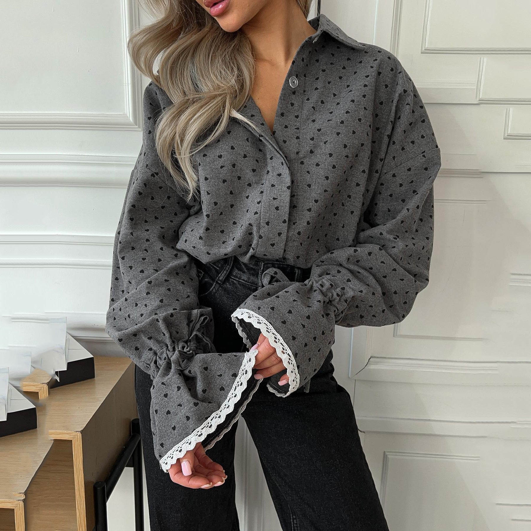 Eleanor Ruffle Sleeve Blouse