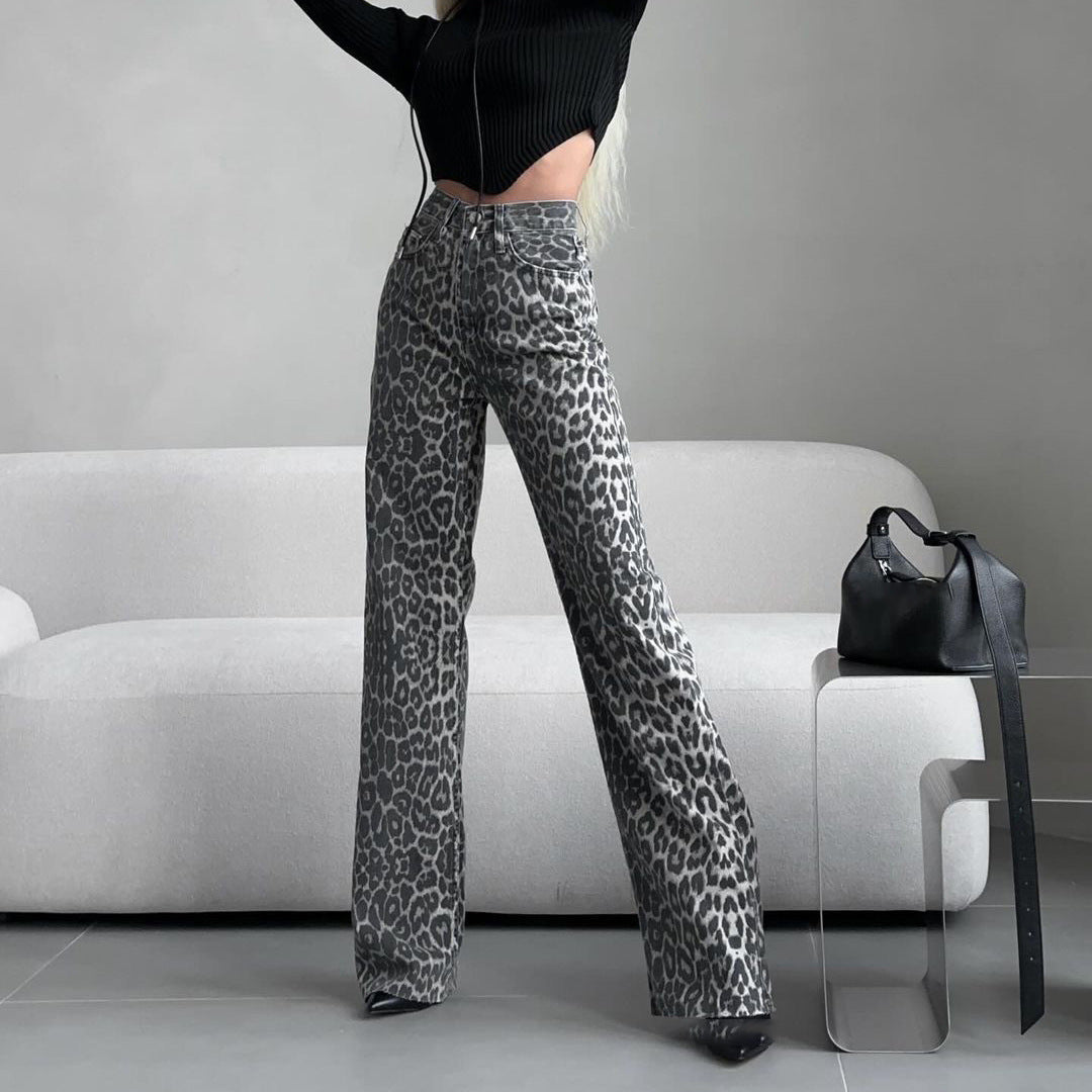 Fierce Mode Leopard Jeans