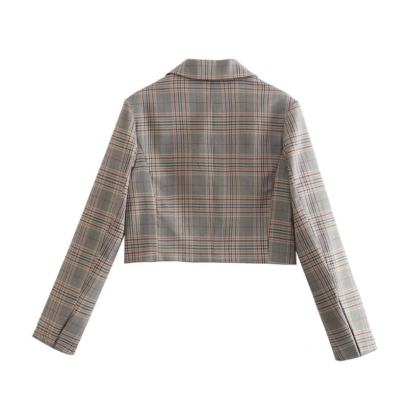 Madison Check Blazer