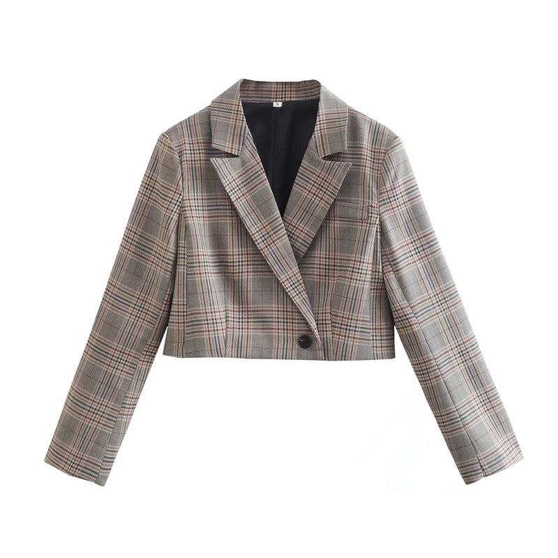 Madison Check Blazer