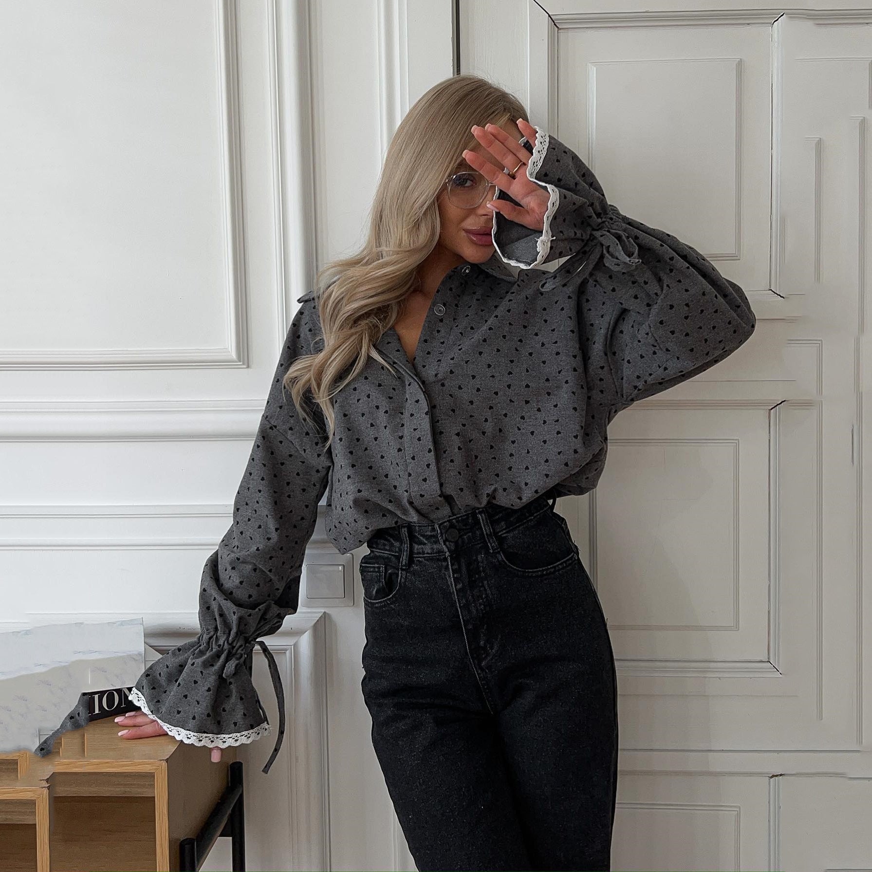 Eleanor Ruffle Sleeve Blouse