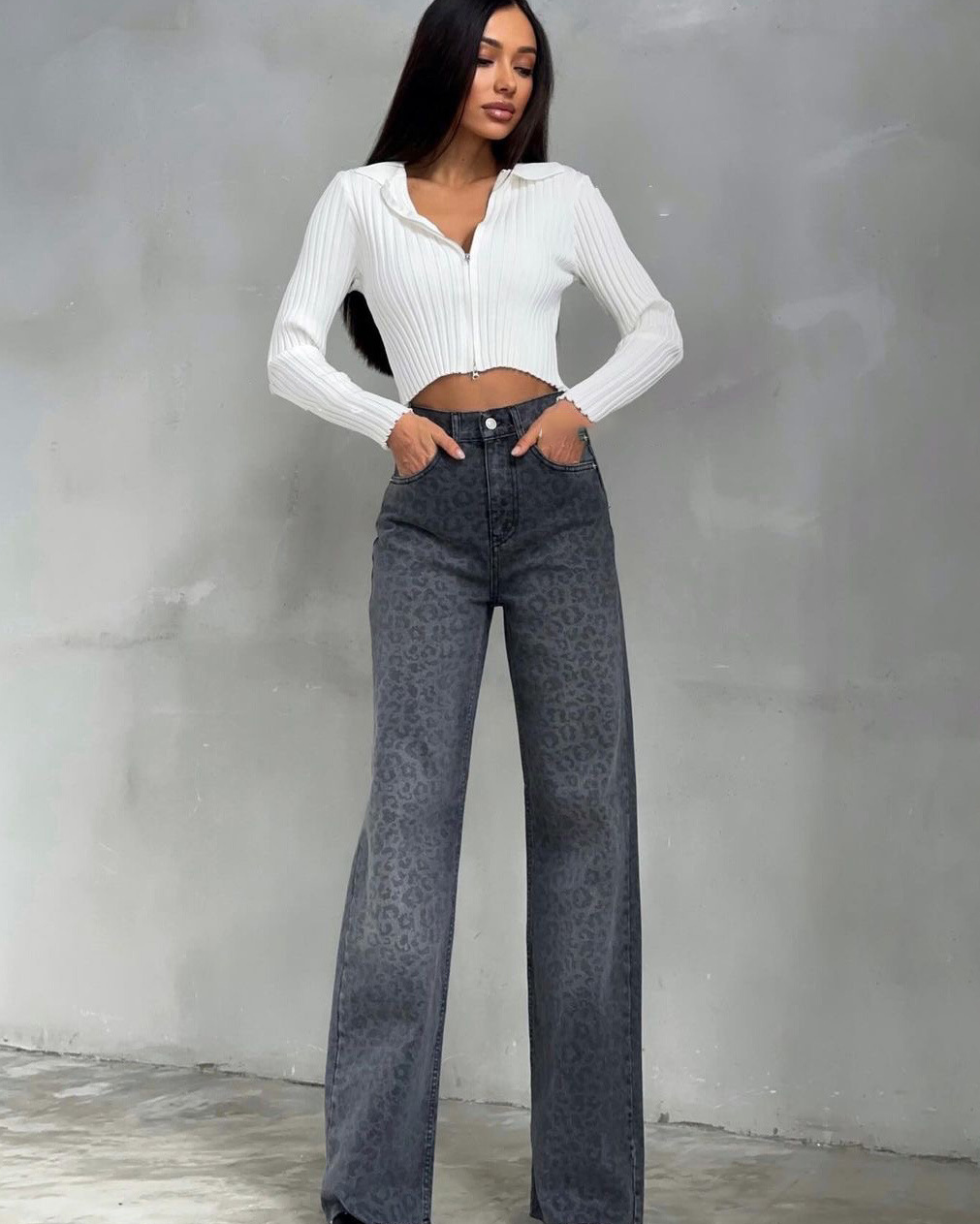 Fierce Mode Leopard Jeans