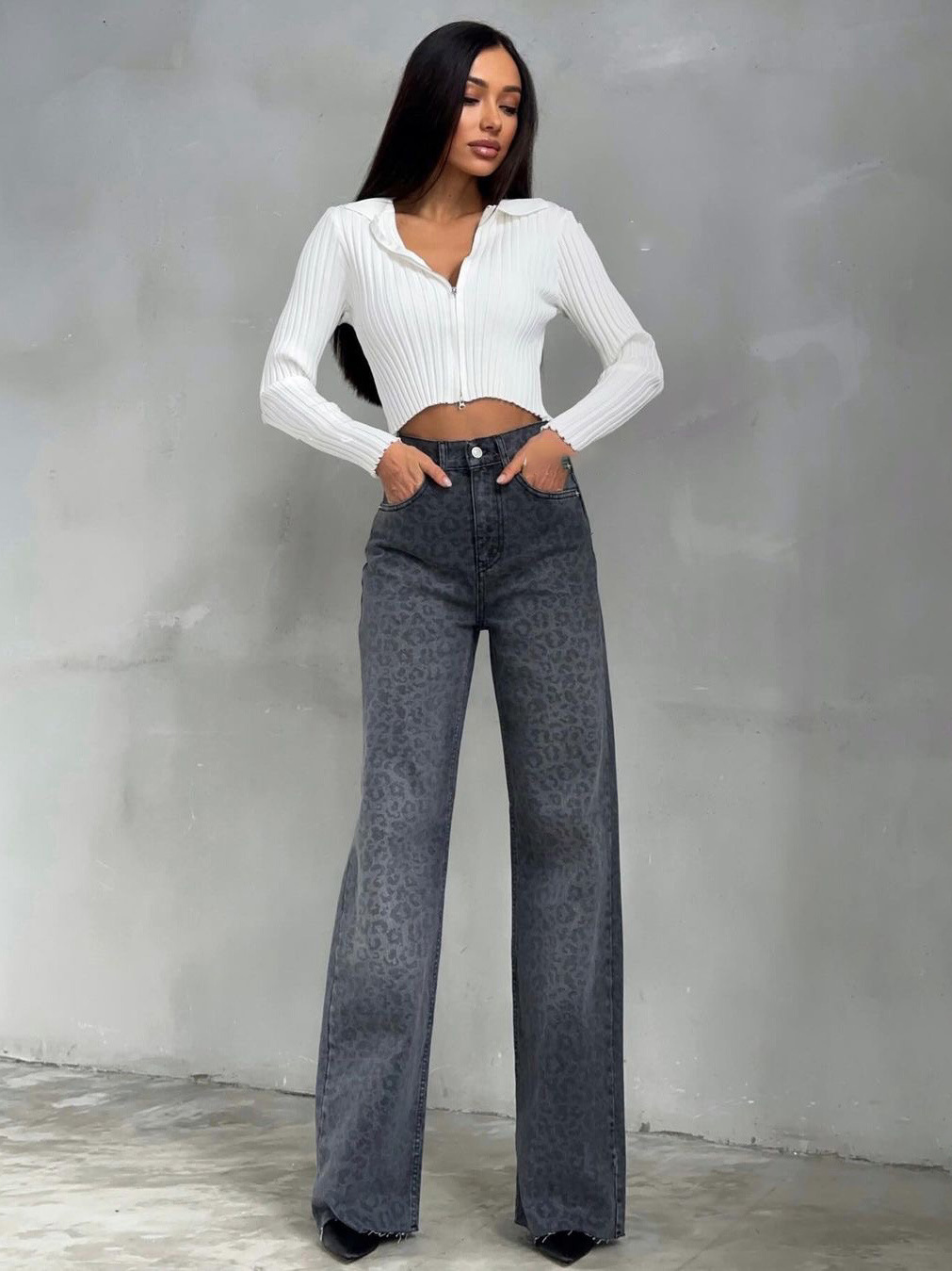Fierce Mode Leopard Jeans