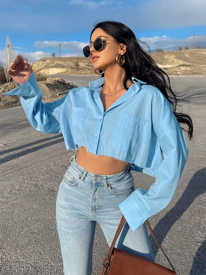The Nova Cropped Shirt