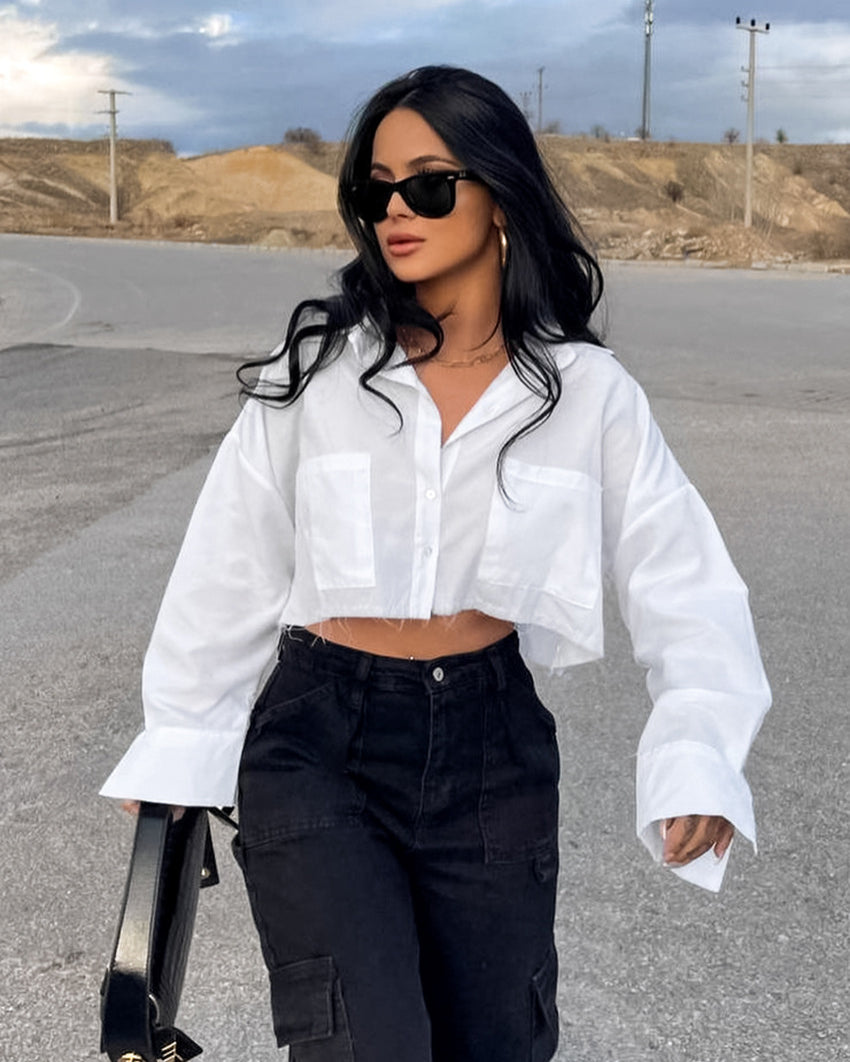 The Nova Cropped Shirt