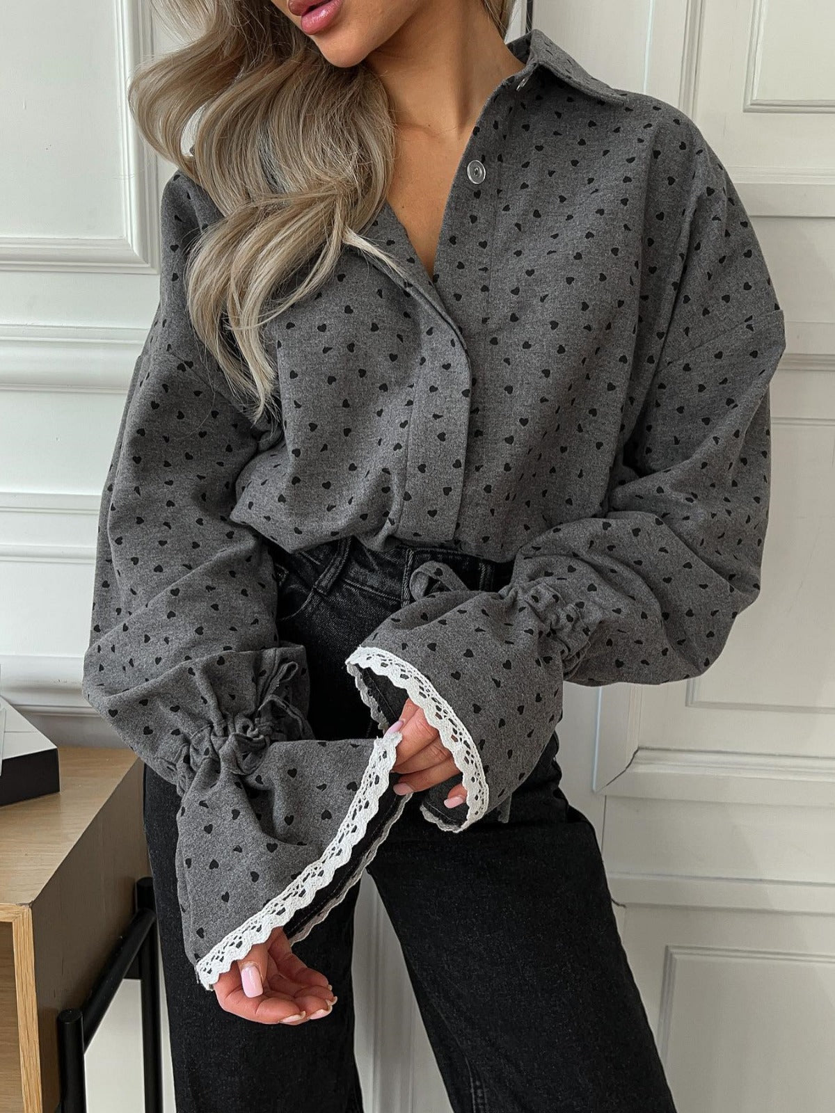 Eleanor Ruffle Sleeve Blouse