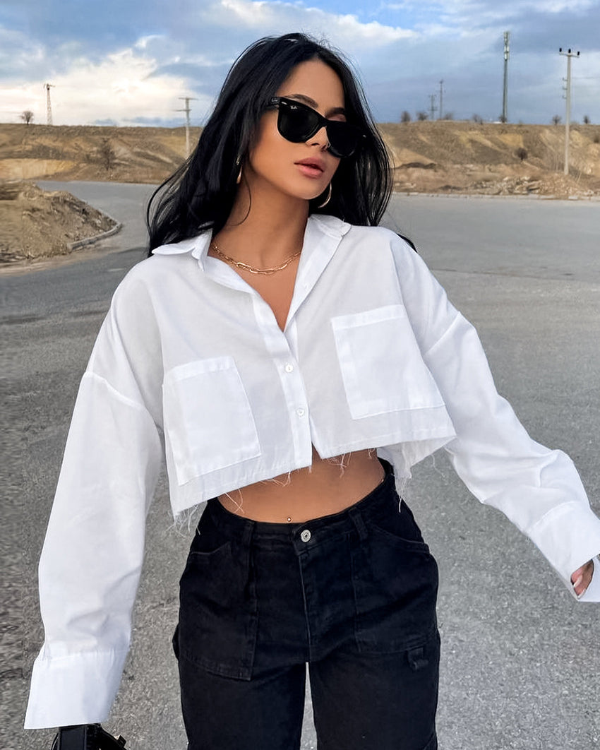 The Nova Cropped Shirt