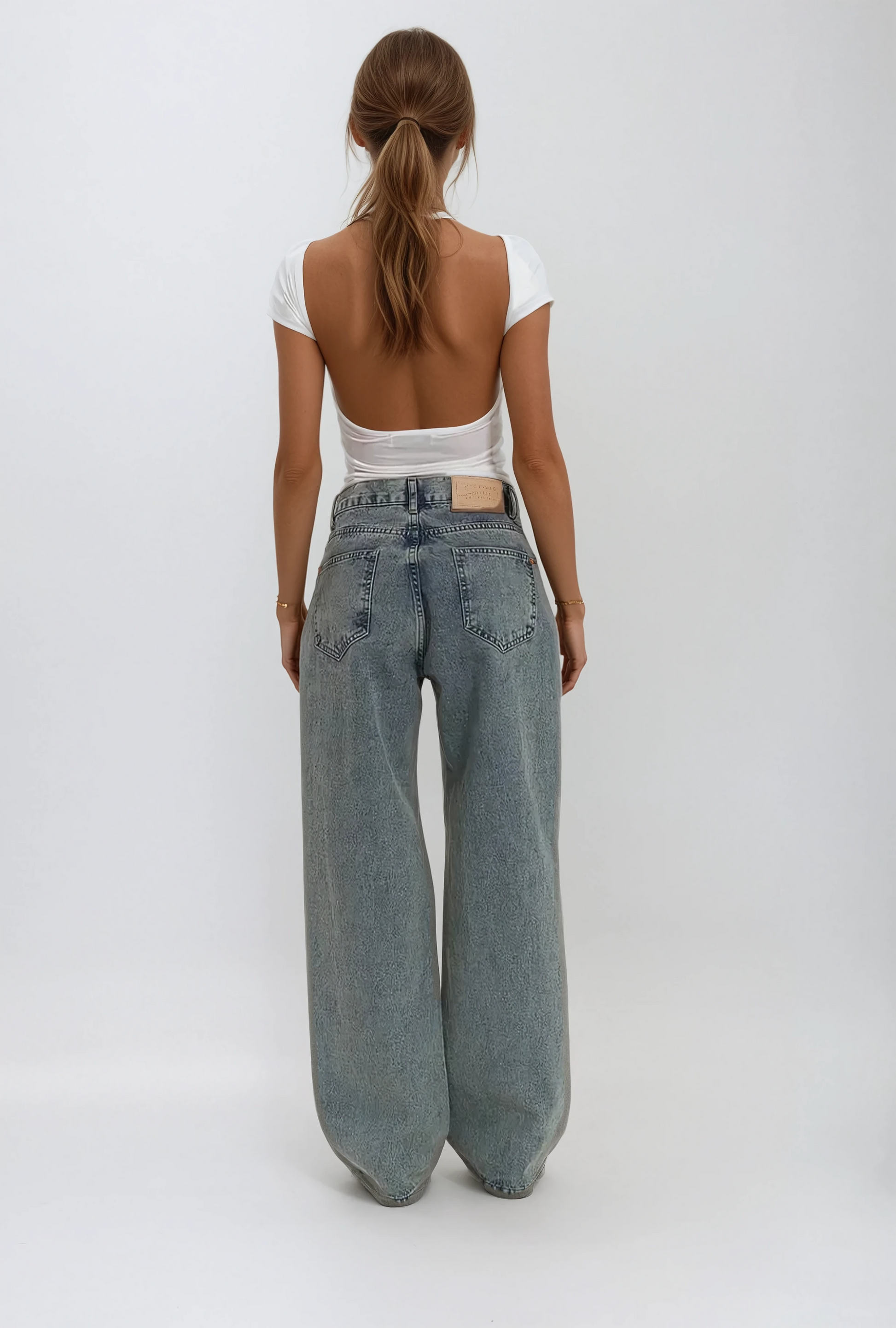 Blue Mirage Transparent Jeans