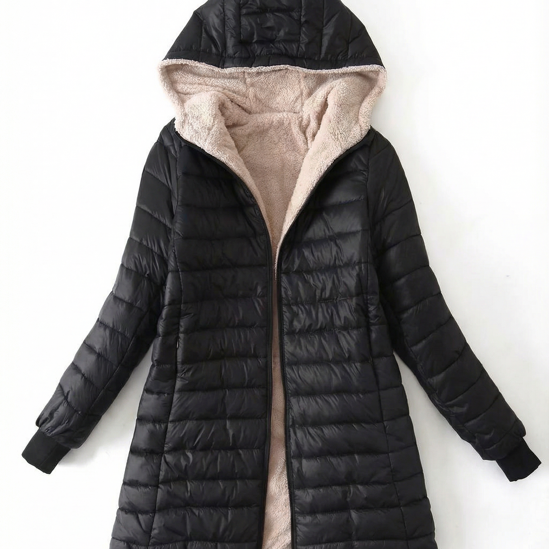CozyCore Longline Puffer Coat