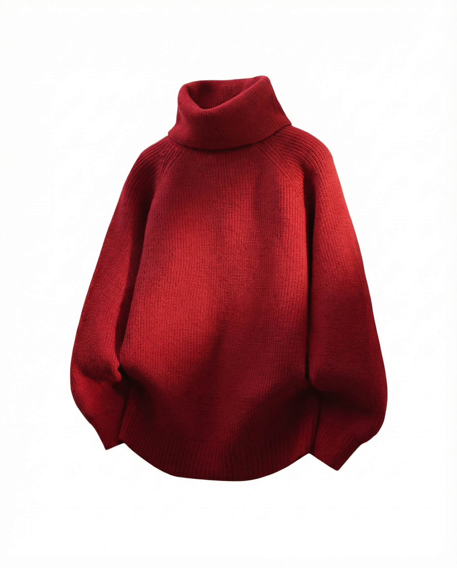 Harper Asymmetric Button-Neck Knit Sweater
