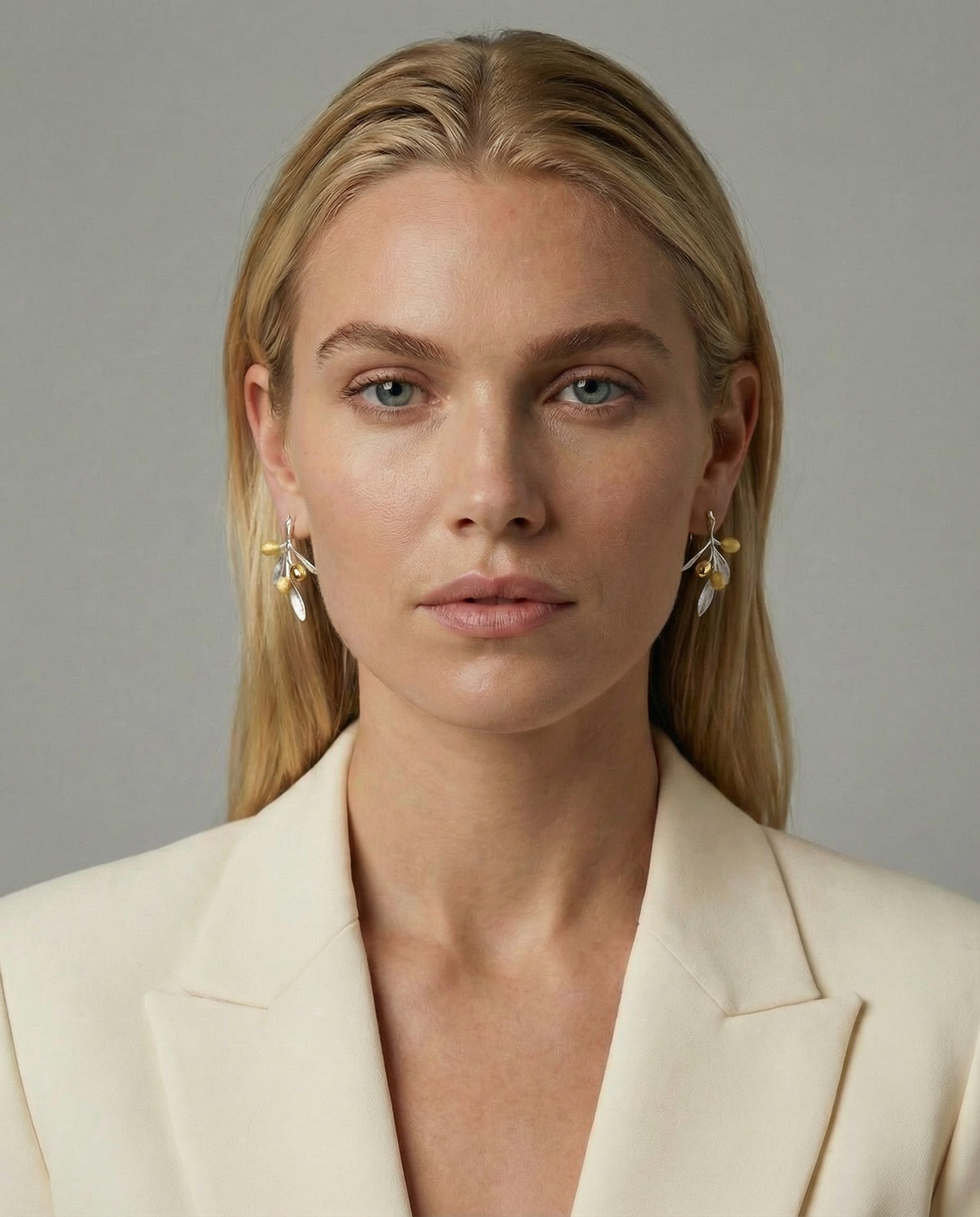 Olive Branch Stud Earrings