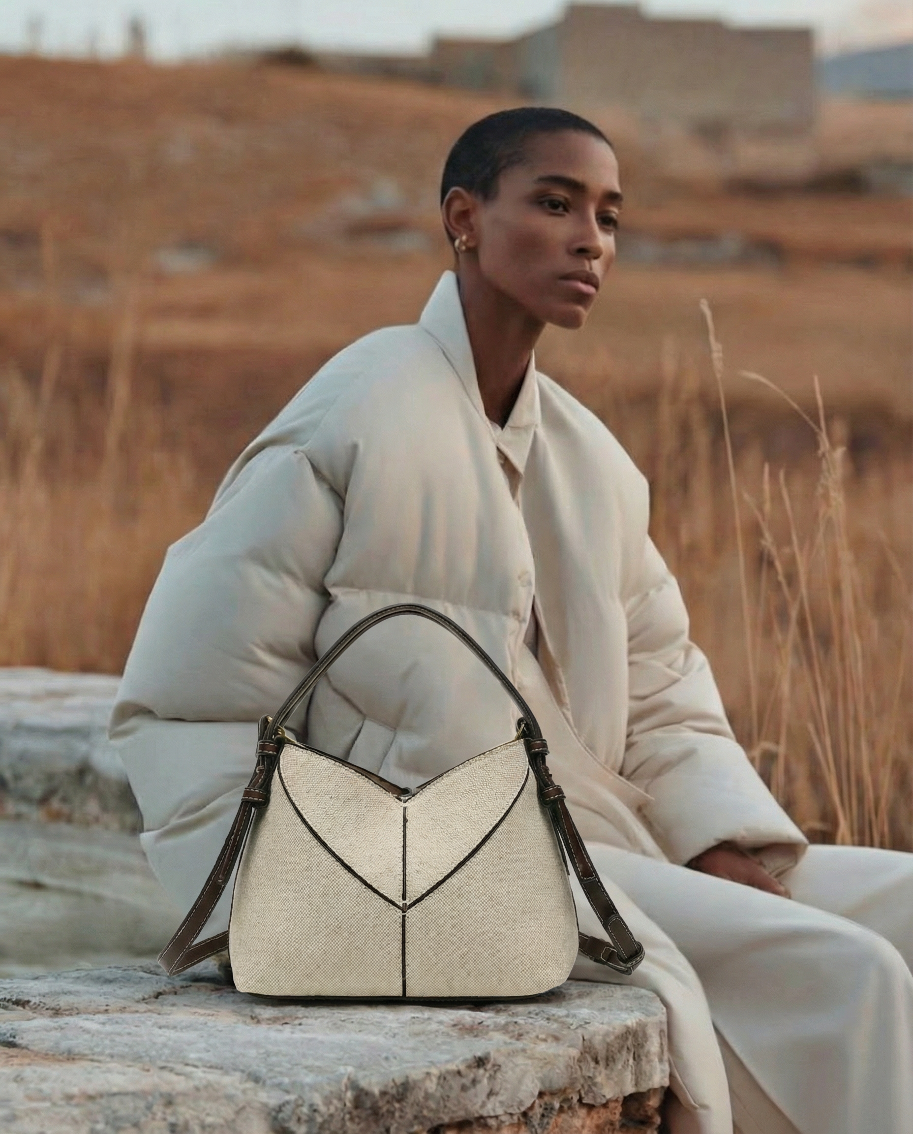 Vela Soft Curve Shoulder Bag