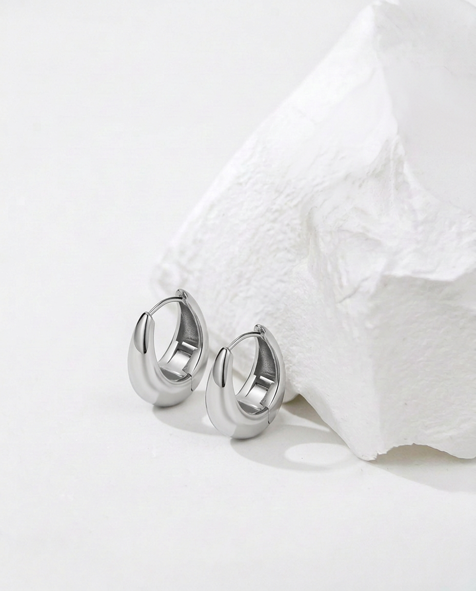 The Orbit Hoop Earrings