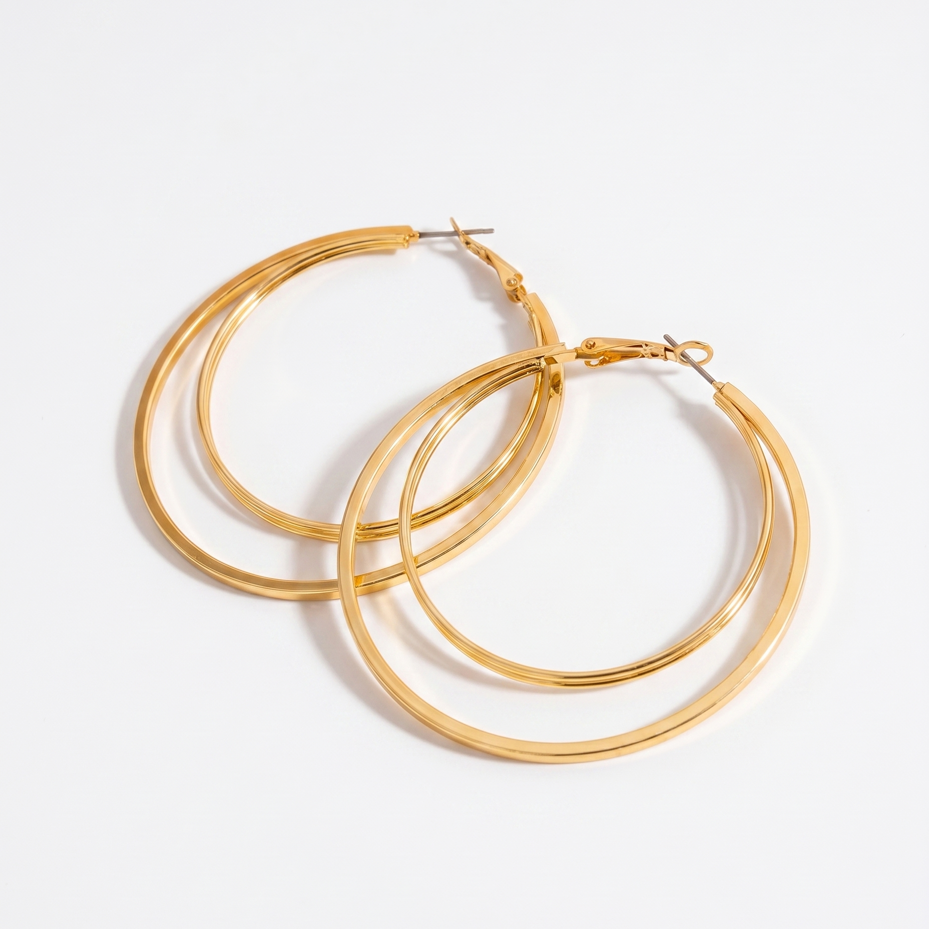 Dual Aura Hoop Earrings