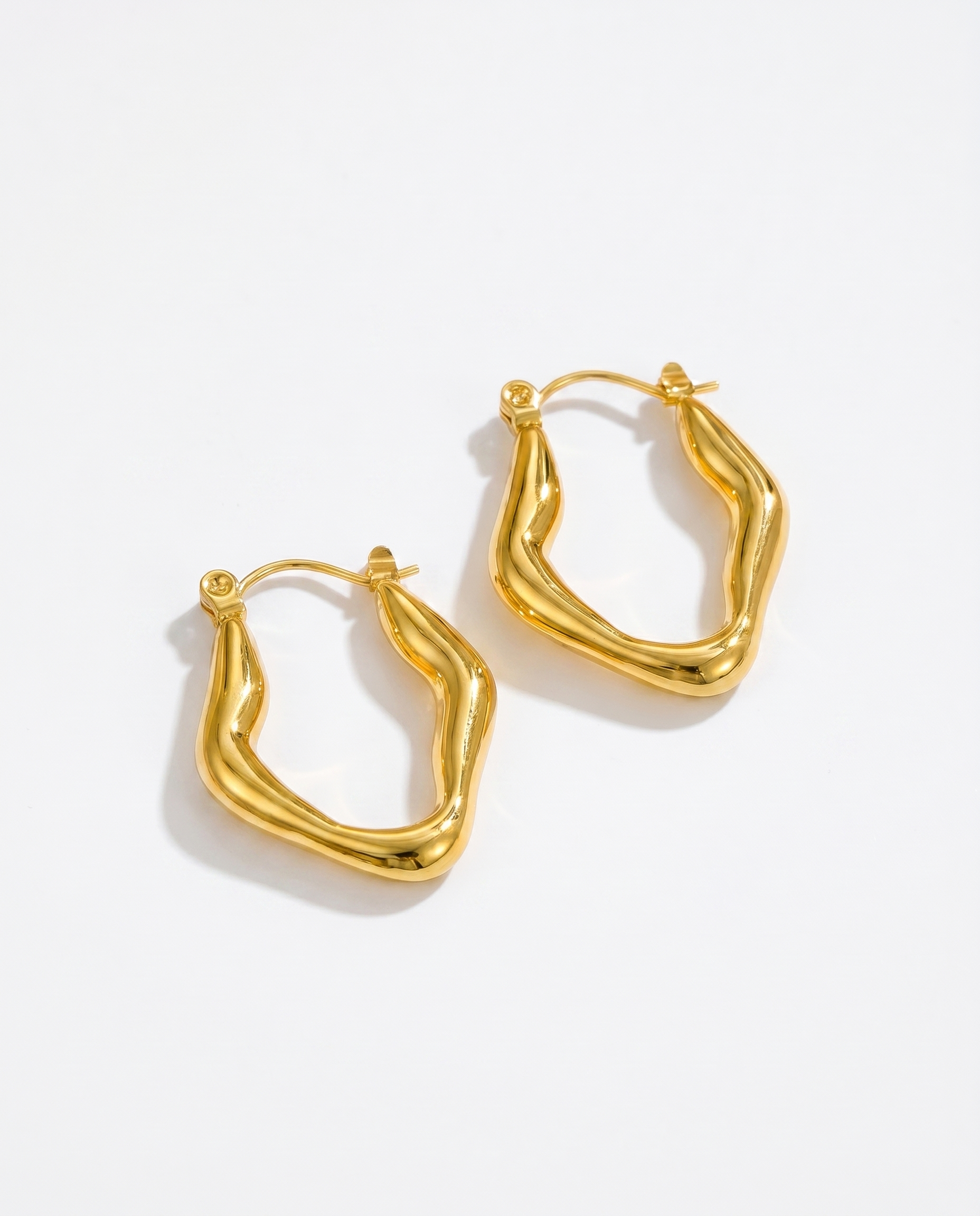 Molten Muse Hoop Earrings